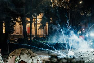 On November 29 and November 30, tens of thousands of people gathered in front of the Georgian Parlia ...