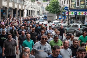 2023 წლის გაფიცვა ჭიათურაში.