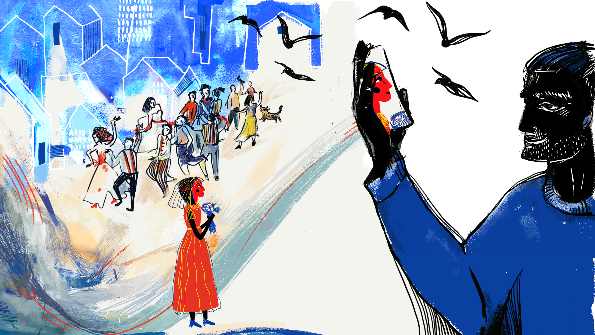 Friend requests, emojis and an online engagement: A modern love story